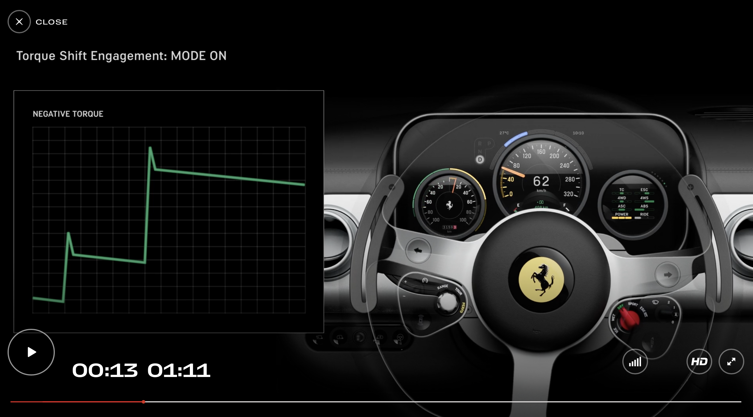 Regen and torque vectoring sound feedback